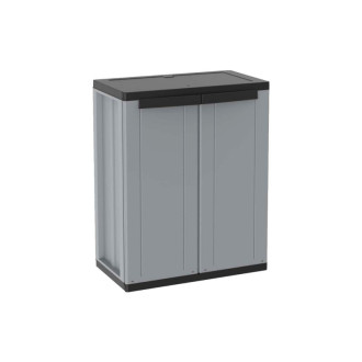 Armoire 2 portes edm jline68 - avec étagère - 68x85x37,5cm - 75022