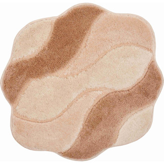 Tapis de salle de bain carmen 60 x 60 cm beige