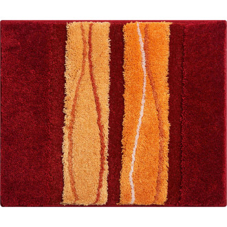 Tapis de salle de bain orly 50 x 60 cm orange