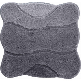 Tapis de salle de bain curts 60 x 60 cm gris