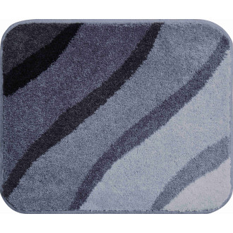 Tapis de salle de bain duna 50 x 60 cm gris