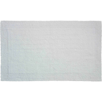 Tapis de salle de bain luxor 50 x 80 cm blanc