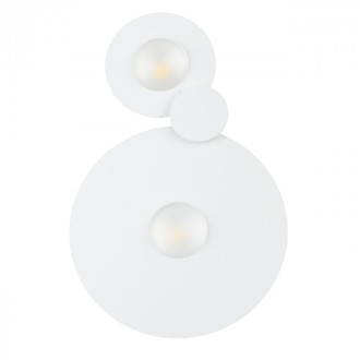 Plafonnier blanc techno 2 ampoules 3.5 cm