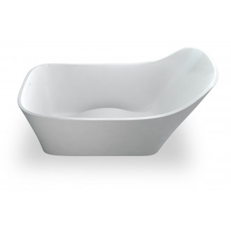 Clearwater baignoire ergonomique en îlot nebbia 160x80 cm xtremstone