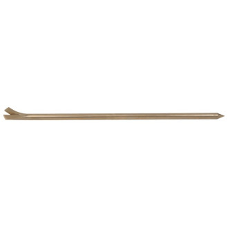 Barre à mine avec pointe et fourche bronzeplus 1800mm, ø 30mm