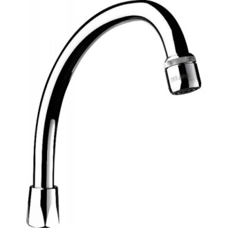 Bec col de cygne pour lavabo femelle 15-21 15cm