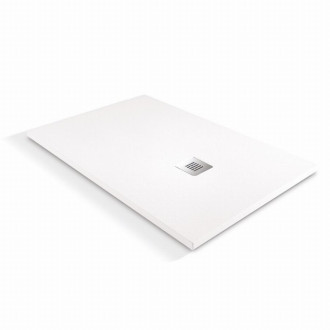 Receveur de douche à l'italienne o'design solidstone - 90 x 90 - blanc - alicante
