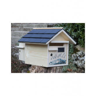 Boîte aux lettres en bois créastuce : altitude (2 portes prestige)