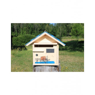 Boîte aux lettres en bois créastuce : au bout de la jetee (2 portes prestige)