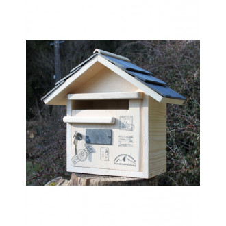 Boîte aux lettres en bois créastuce : routard (courte prestige)
