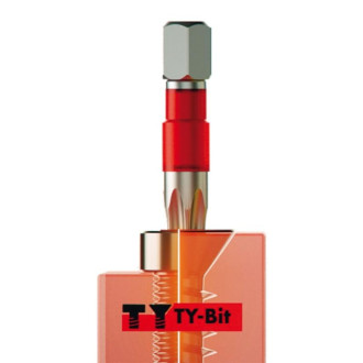 Boite de 5 embouts ty empreinte torx t10 x 49 mm