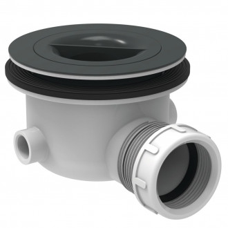 Bonde de douche invisible sans capot Ø90 mm pour receveur Ultra Flat S