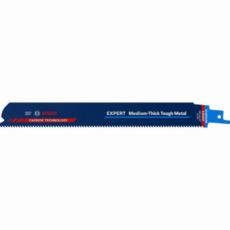Lame scie sabre carbure précision expert métal s1155hhm 225 mm bosch - 10 pièces - 2608900376