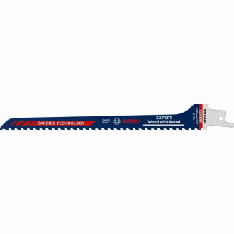 Lame scie sabre carbure expert bois et métal s715lhm 190 mm bosch - 2608900384