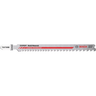 Lame de scie sauteuse t 367 xhm bosch 132 mm bois et métal - carte de 3 - 2608900560
