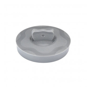 Bouchon universel gris de rechange diamètre 36 à 58 mm wirquin pour baignoire, lavabo, bidet et évier