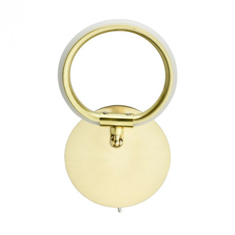 Spot doré techno 1 ampoule 18.5 cm