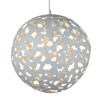 Suspension 50 cm avalon, métal blanc