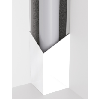 Cache tuyau en u 300 x 300 x 300 h2500 - coloris aux choix