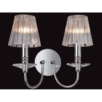 Applique grace, chrome et verre