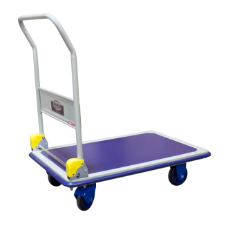 Chariot dossier repliable Prestar® plateau tôle antidérapant 300 kg