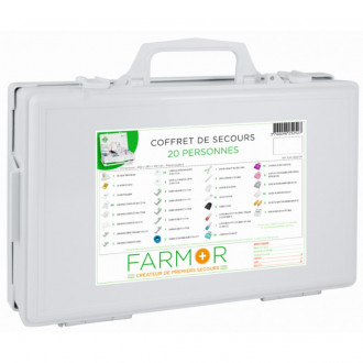 Coffret de secours « Multirisques » 20 personnes