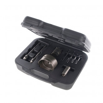 Coffret scie trépan carbure de tungstène cloche 30 50 et 110 mm sds+ foret béton outils atelier bricolage helloshop26 3417043