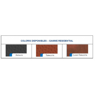 Tôle bac acier motif tuiles Plastimetal pour couverture Joris Ide