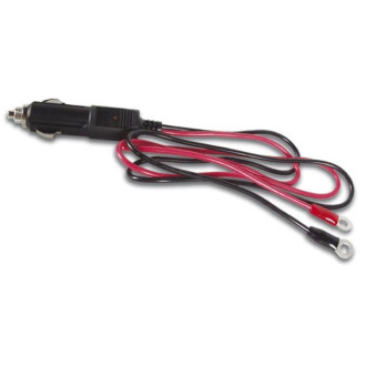Cordon D'Alimentation Cc Pour Fiche Allume-Cigares (70Cm) Avec Cosses A Oeil