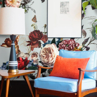 Papier peint floral hollandais renaissance - DUTCH ICE++