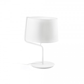 Lampe de table blanche berni 1 ampoule