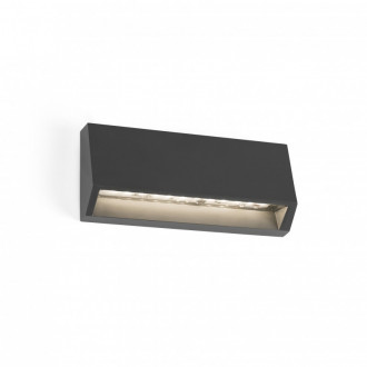 Aplique murale de jardin gris foncé must h7 cm