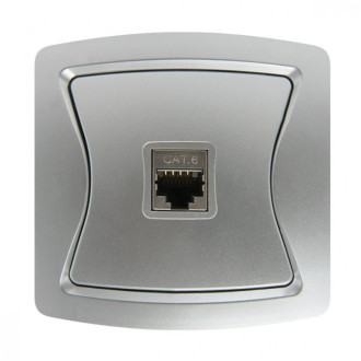 Debflex - 363787 - divine prise rj45 aluminium
