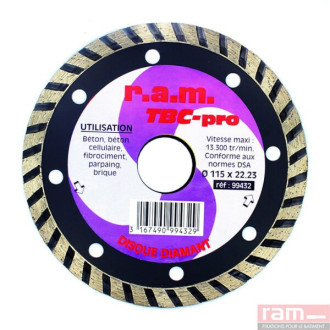 Disque DIAMANT TBC-PRO RAM