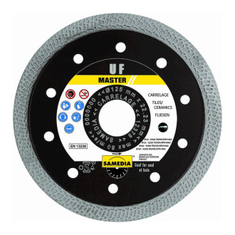Disque diamant pour carrelage - master uf - 125 x 22.23 mm