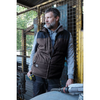 Gilet bosseur berni - ebène/noir - xl - 11905-022