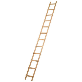 Echelle de toit en bois - entraxe 33cm - longueur 5,28m