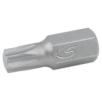 Embout de vissage ks torx percé 40 - entrainement 10 mm, longueur 30 mm