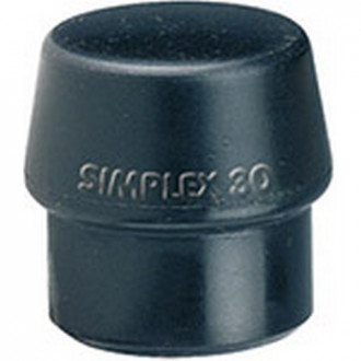 Embouts massette Simplex caoutchouc moyennement dur, Ø de la tête : 60 mm