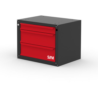 Bloc établi 3 tiroirs SAM 1 tiroir 75mm + 2 tiroirs 150mm - ETAB-BT3T