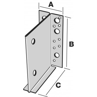 Etriers à âme intérieure dimensions aux choix