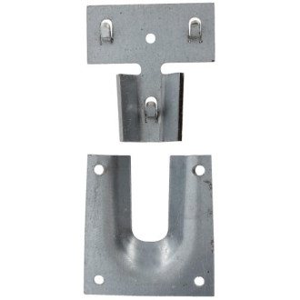 Etrier à queue d'aronde etsn en acier galvanisé longueur 130 mm largeur 65 mm sachet d'un ensemble mâle-femmelle