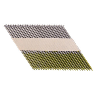 3000 Clous 34° tête D lisses en bandes collées, pour cloueurs pneumatiques et à gaz (GN900, IM350, IM90) - MAKITA - F-30566
