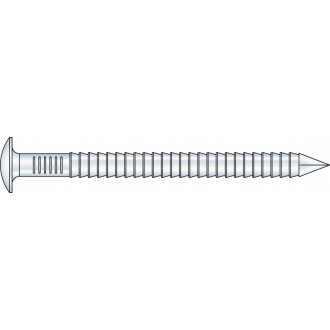 Pointe annelée ARA4 tête bombée inox Simpson