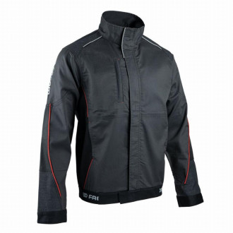 Veste de travail stretch FACOM Flexi Noir/Gris/Rouge Taille M - FXWW2000E-M