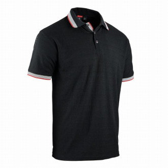 Polo de travail FACOM Soccer Noir/Rouge Taille M - FXWW9010E-M