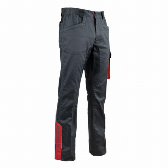 Pantalon stretch FACOM Steps Noir/Gris/Rouge Taille 50 - FXWW1010E-50