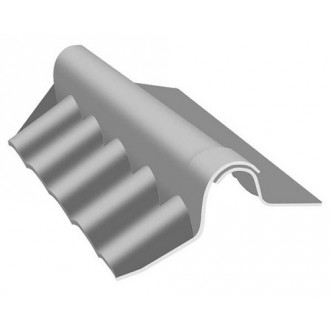 Faîtière à charnière à bords ondulés complète