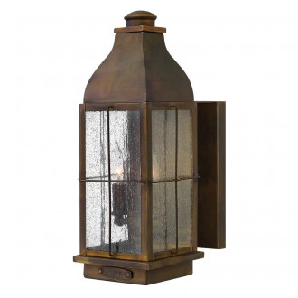 Applique bingham, laiton et verre, moyenne