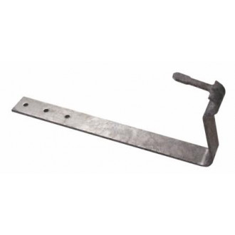 Crochet de gouttière Nantais acier galvanisé relevé de 8-Acier-Galvanise